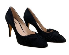Kate Spade New York Pump Alessia Black Sued S9700892 Sz 9M New Nib