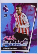 2025-26 Topps EPL Full Force #71 Gustavo Nunes RC - Brentford