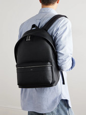 Mr P Full-Grain Leather Black Backpack  Mr Porter - RRP £625.00