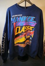 VINTAGE RACING XL HANES CREWNECK  2000 YANKEE DIRT TRACK CLASSIC - Y2K RARE