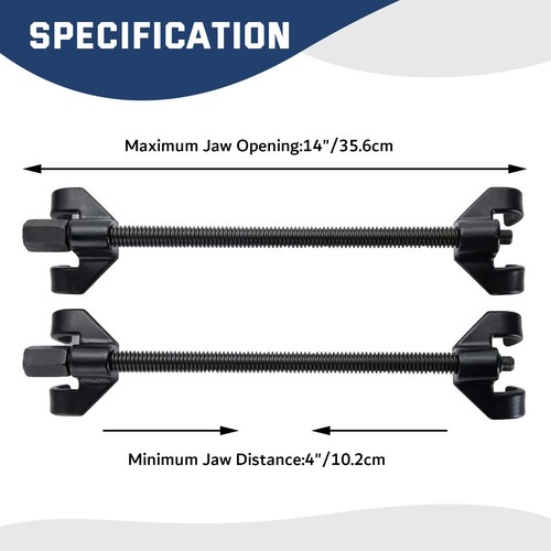 Kit instalador removedor de puntal de suspensión herramienta compresor de resorte helicoidal de 14" Macphe... - Imagen 2 de 9