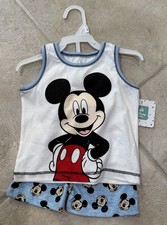 Mickey Mouse Disney Baby Infant Boys 2-Piece Tank Top  Shorts Set 12m