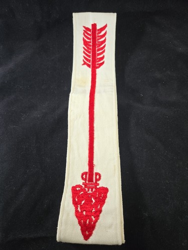 Vintage Boy Scouts Order of Arrow Sash Has Marks/Stains - See Pics
