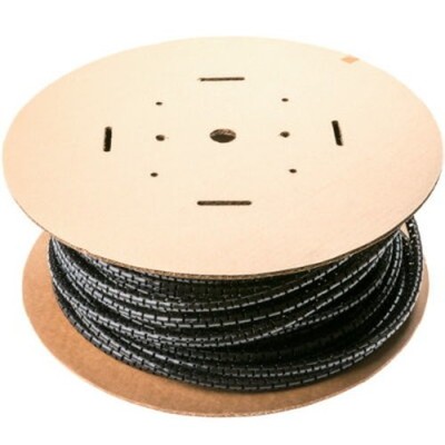 Panduit PW100F-C20 Pan-Wrap Split Harness Wall Tubing Black 1'' x 100ft Poly NEW