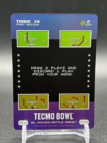 2026 Bo Jackson Battle Arena Tecmo Bowl Trade In Battlefoil Play BPL 12
