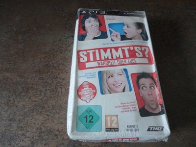 Stimmt's - Wahrheit oder Lüge Bundle inklusive SingStar Mikrofone - PS3 - NEU