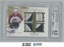 2019-20 UD The Cup Foundations Rookies Quad Patches Cale Makar BGS 8.5 /10 #F-MA