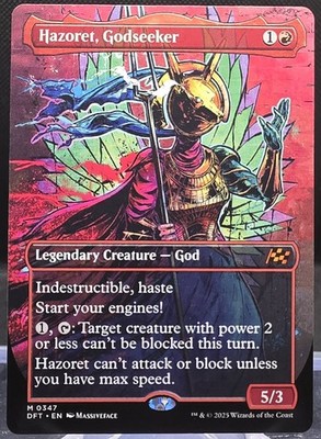Hazoret, Godseeker #347 Aetherdrift Borderless Regular Mythic