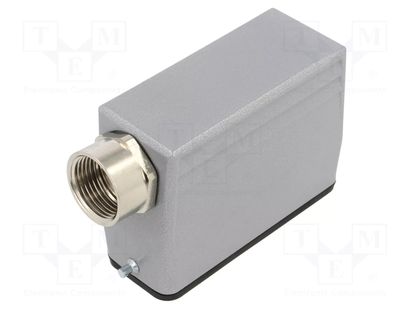 Enclosure for connectors: HDC; for cable; longitudinal; angled
