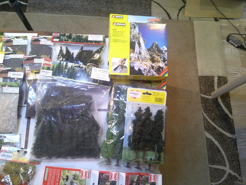 Modelleisenbahn Landschaftsbau Konvolut, alles Markenartikel, LESEN - Bild 3 von 4