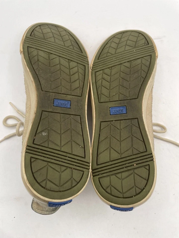 Keds Athletic Sneaker Women's Sz 8.5 White Leather Lace-Up Round Toe WH-14580M - Image 4 of 4