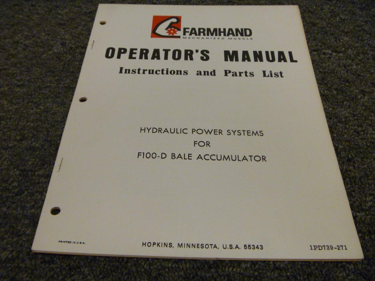 FARMHAND F100 8 BALE HAY ACCUMULATOR - Measuring Tools & Sensors
