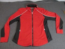 Ralph Lauren Women's Active Large Red Long Sleeve Zip Up Jacket