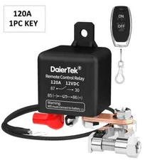 Battery Switch Relay 12V Remote  Battery Disconnect Cut Off Isolator Switch