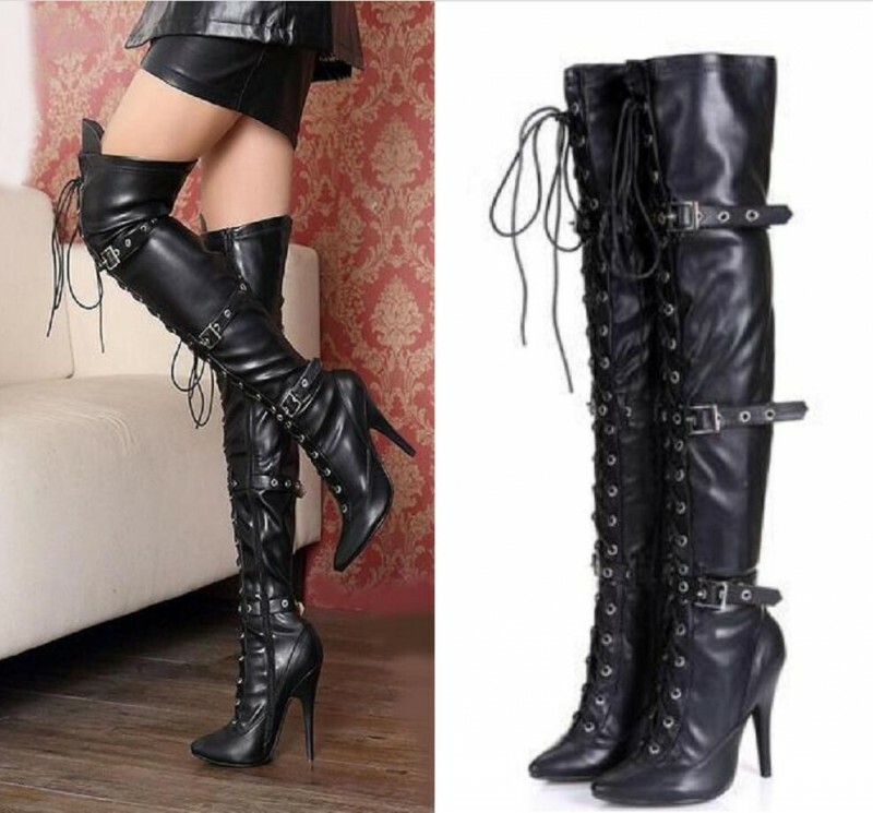 Sexy Women Over-the-Knee Boots Thigh 