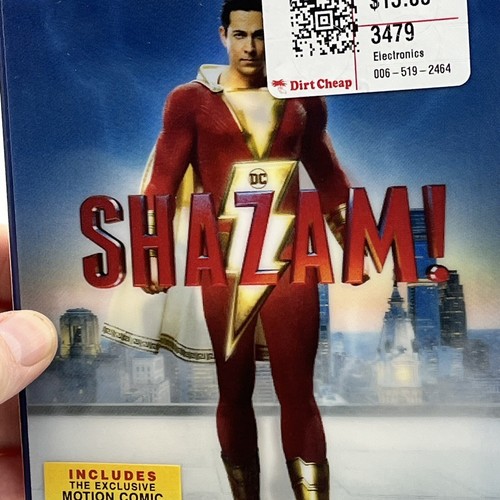 Shazam! (Blu-ray/DVD, 2019) Brand New Sealed, Lenticular Slipcover - Picture 3 of 6
