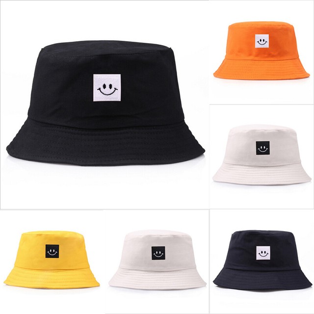 Summer Men Women Bucket Cap Cotton Polyester Hip Hop Beach Fishing Hat OW