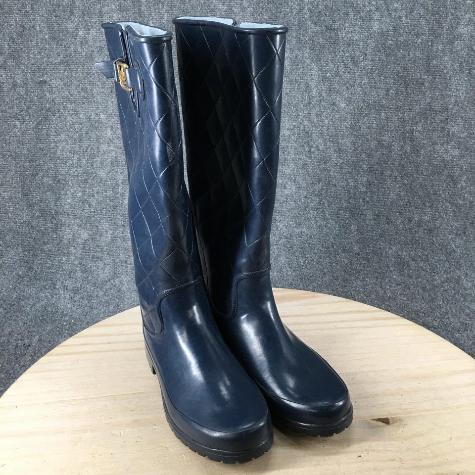 Botas de lluvia Sperry para mujer 7 Top Sider altas impermeables 9853169 goma azul Foto 3 de 4
