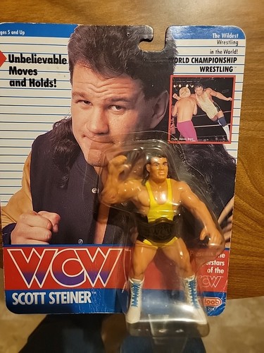 WCW GALOOB BIG POPPA PUMP SCOTT STEINER MOC WWE ...