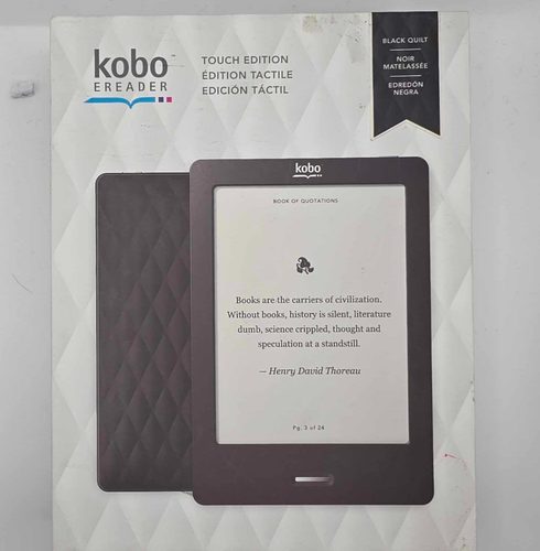 Kobo N905 Touch E-Reader Tablet With 6" Display Wi-Fi with box