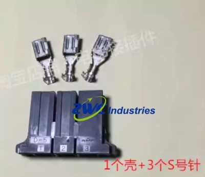 10 sets AMP D-5 Y holes 2-179958-3 Connector+terminal