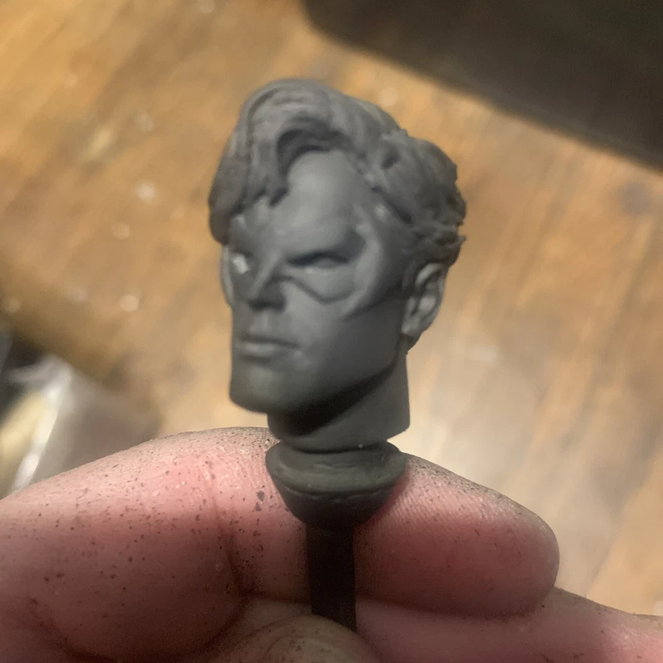 Mego FTC Zica FM 蝙蝠侠夜翼罗宾定制头适用于 8 英寸可动人偶 1/9 V2 — 第 3/4 张图片