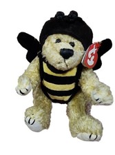 ty Beezee The Bumblebee Jointed Bear Retired 1993 Attic Treasures Collection 