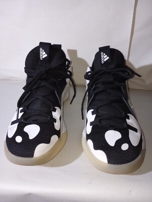 Adidas Mens Black White Harden Stepback 2 FZ1384 Basketball Shoes