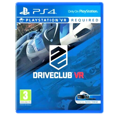 PSVR Game Racing PS4 DriveClub VR PlayStation 4 VR Required EXCELLENT Drive Club