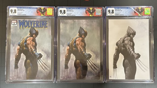 🚨 Wolverine #3 2020 Adi Granov Trade Virgin Black and White Set CGC 9.8 🚨