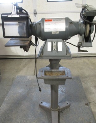 Dayton 42912b 10 Bench Grinder With Stand 1 Hp For Sale Online