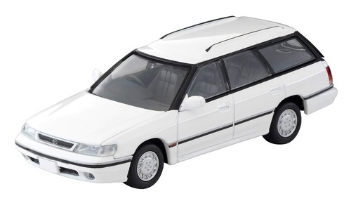 High Story Subaru Legacy Minicar White Touring Wagon GT 1989