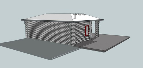 HO Scale 1940s Gas / Service Station Kit, White, In Stock and ready to ship! - Picture 15 of 18