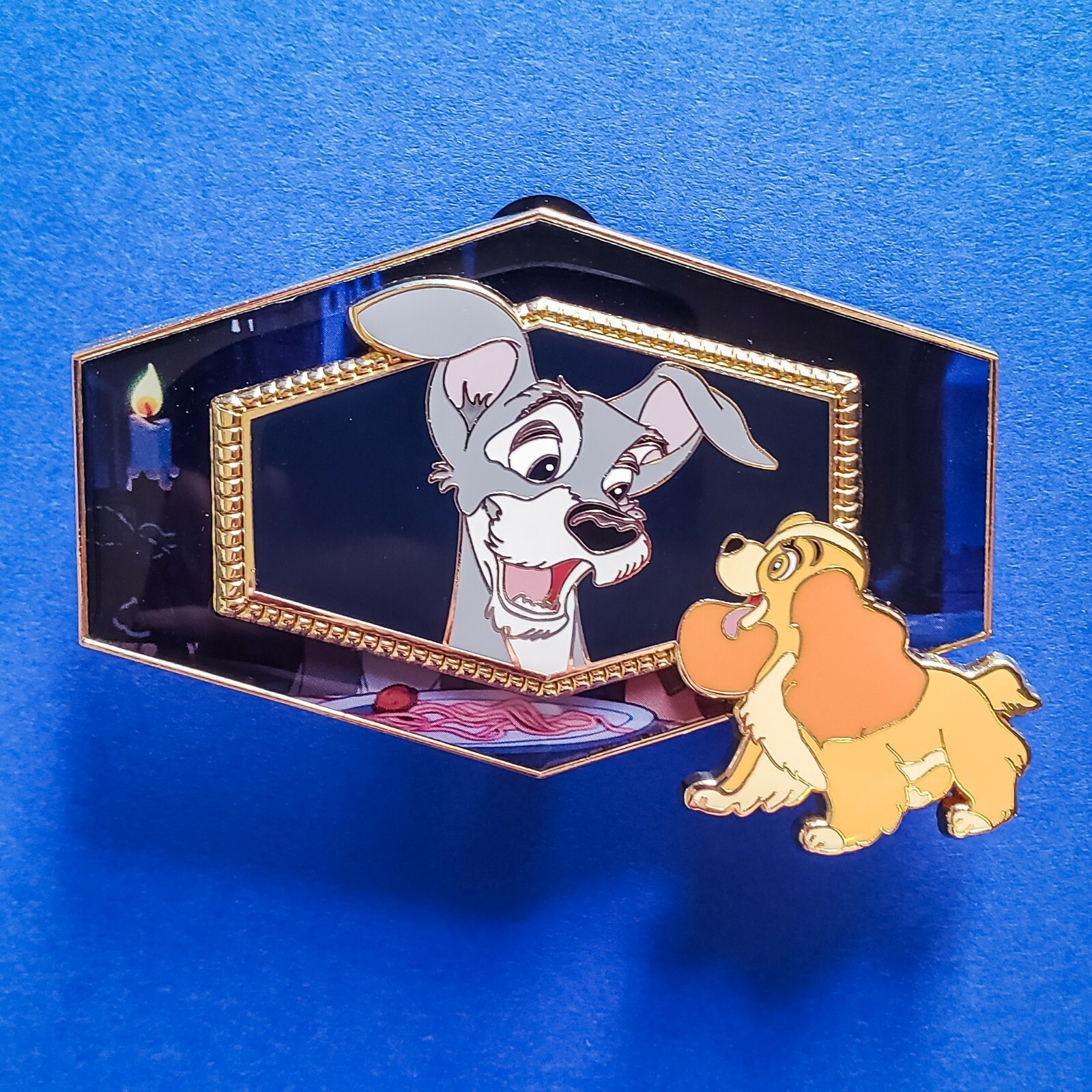 Disney Fantasy Pins Lady and Tramp "Hollar" Classic Journey Pin