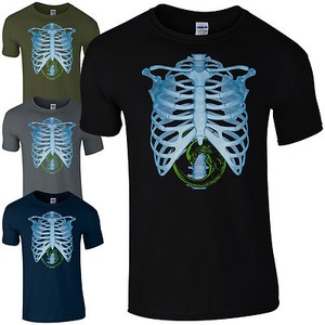 alien x ray t shirt