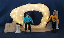 10 Inch Guardian + Mego Playset replacement helm + Sixth The Thing Display Set