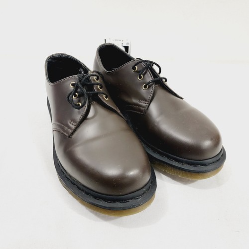Dr. Martens 1461 Smooth Leather Oxford Shoes Dark Brown 3 Eyelet Mens 6 Womens 7