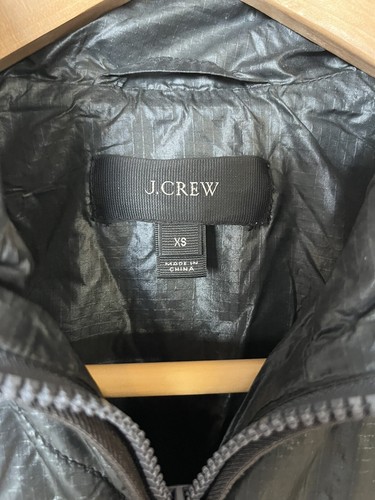 J Crew Dark Gray Lightweight Double Zipper Vest Womens Size XS - Picture 4 of 11