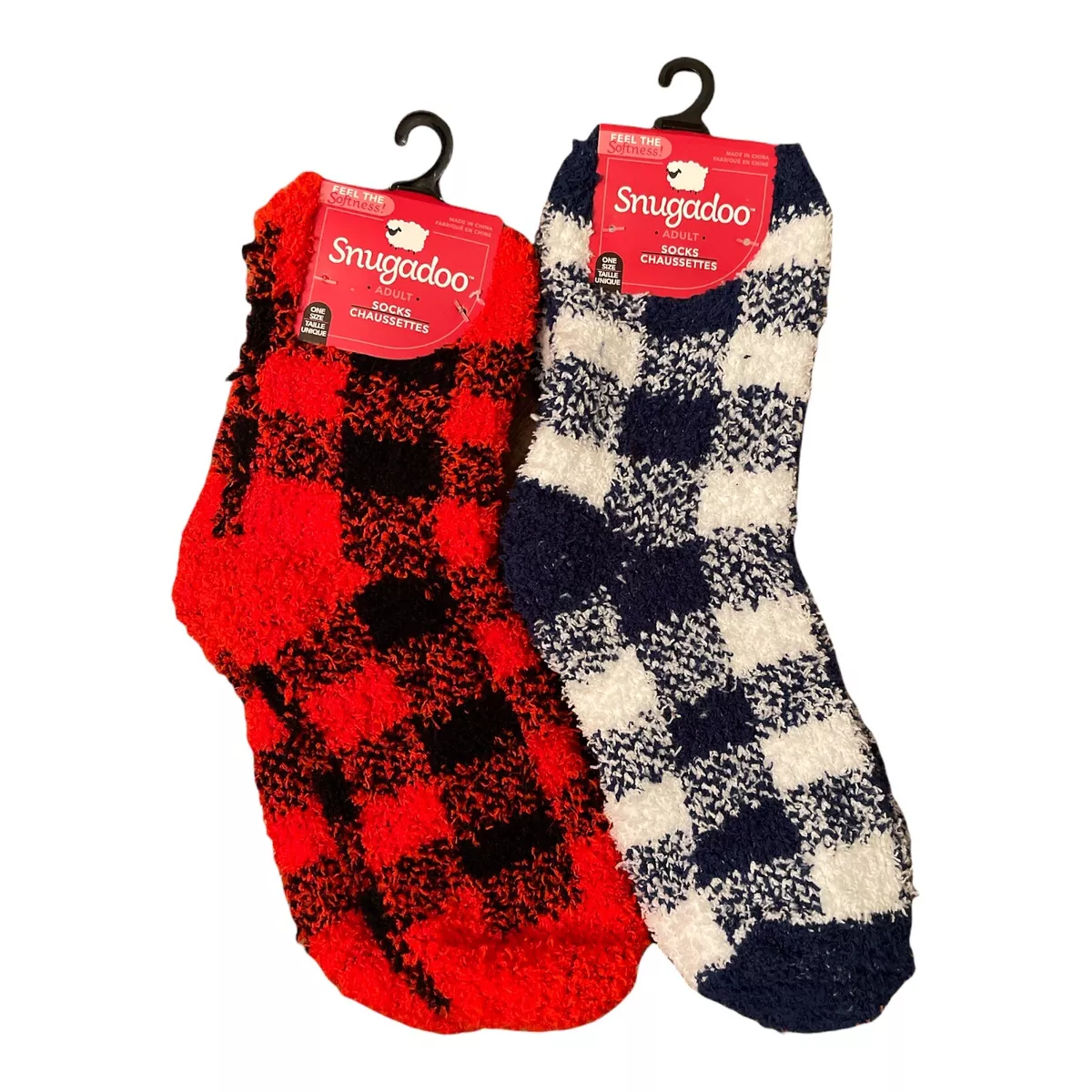 Snugadoo Christmas Fuzzy Socks Adult One Size Women. YOU PICK