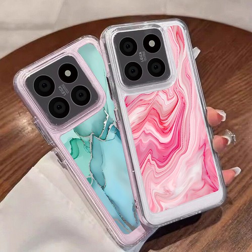For Xiaomi 13T 11T Redmi Note 13 12 11 10 Pro Marble Soft TPU Clear Case Cover - Picture 5 of 24