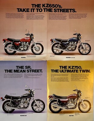 ポスター kazu KAWASAKI Poster KZ1000 Z1000 MKII 1979 1980 Suitable to
