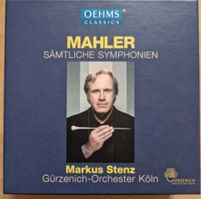 Mahler Symphonien 1-10 Stenz Gürzenich 13 CDs NM