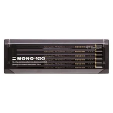 Tombow Mono 100 Hexagonal Wooden Body Pencil B Set of 12 pieces 1Dozen MONO-100B