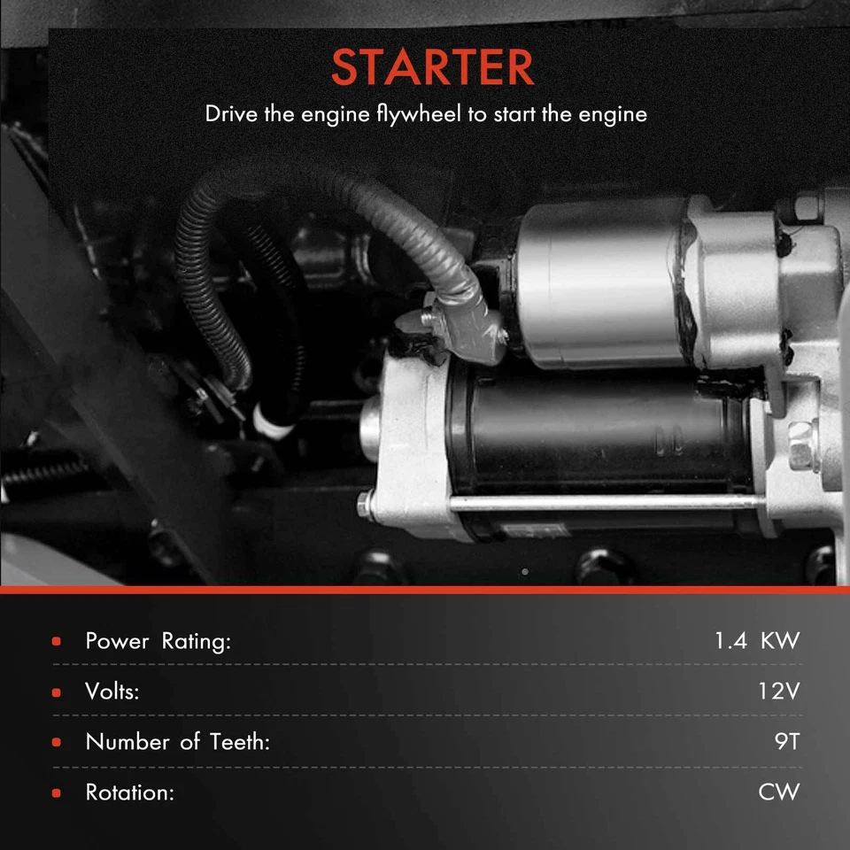 Motor de arranque para BMW 318i 318is 318ti 320i 323i 325i 528i M3 Z3 1.4kW 12V CW 9T - Imagem 2 de 4