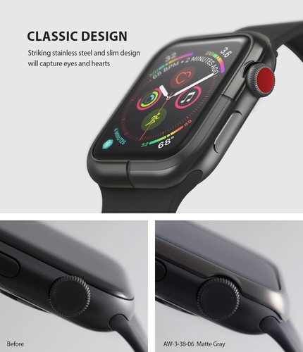 For Apple Watch Series 3 / 2 / 1 Case (38mm, 42mm) | Ringke Bezel Styling Cover - Picture 111 of 228