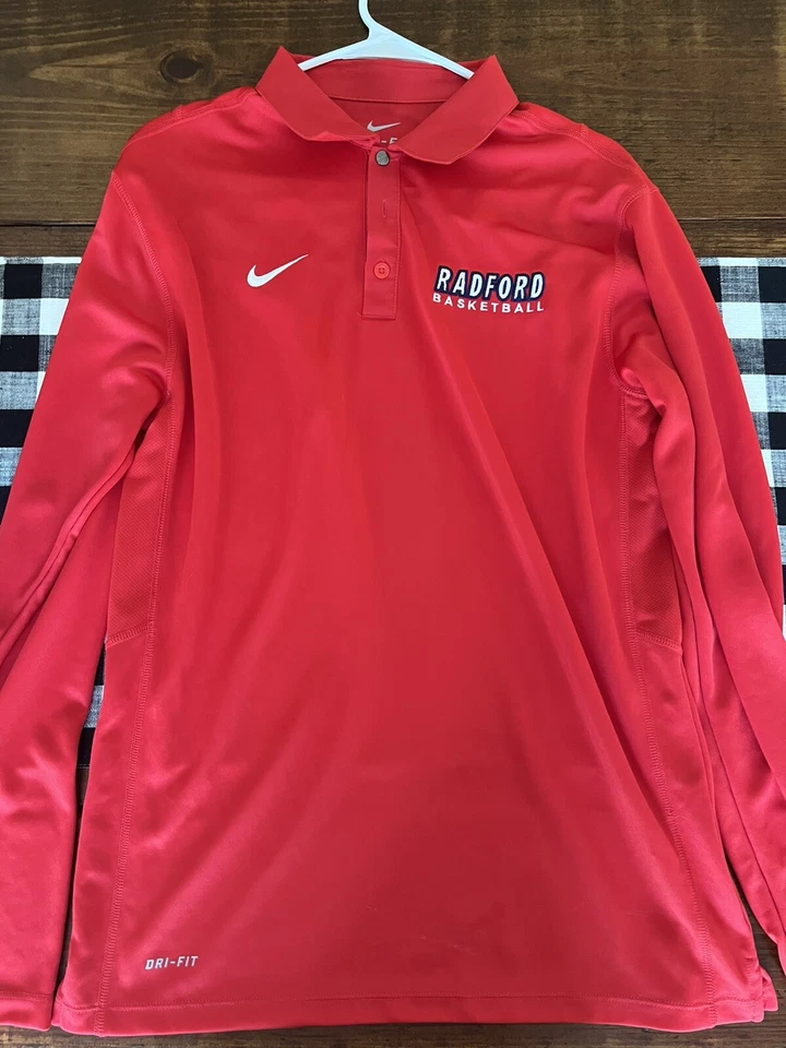 Nike Dri Fit Radford Highlanders Basketball Mens Polo Shirt M - Image 1 of 1