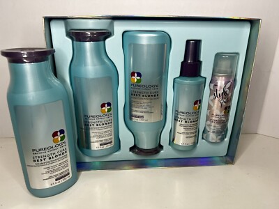 PUREOLOGY STRENGTH CURE (2) SHAMPOO, CONDITIONER, MIRACLE FILLER SPRAY & MORE