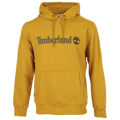 Sweat Timberland Herren Linear Logo Hoodie gelb