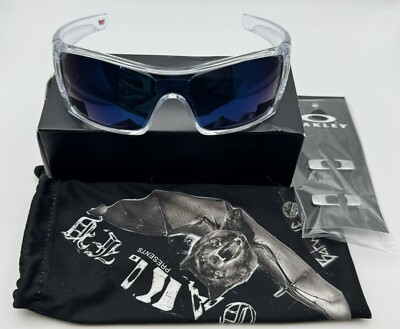 Oakley OAKLEY BATWOLF OO9101-07 Polish Clear Frame Ice Iridium Lens - Main Image