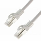 Netzwerkkabel S/FTP PIMF Cat. 7 1,00 Meter weiss Patchkabel Gigabit Ethernet